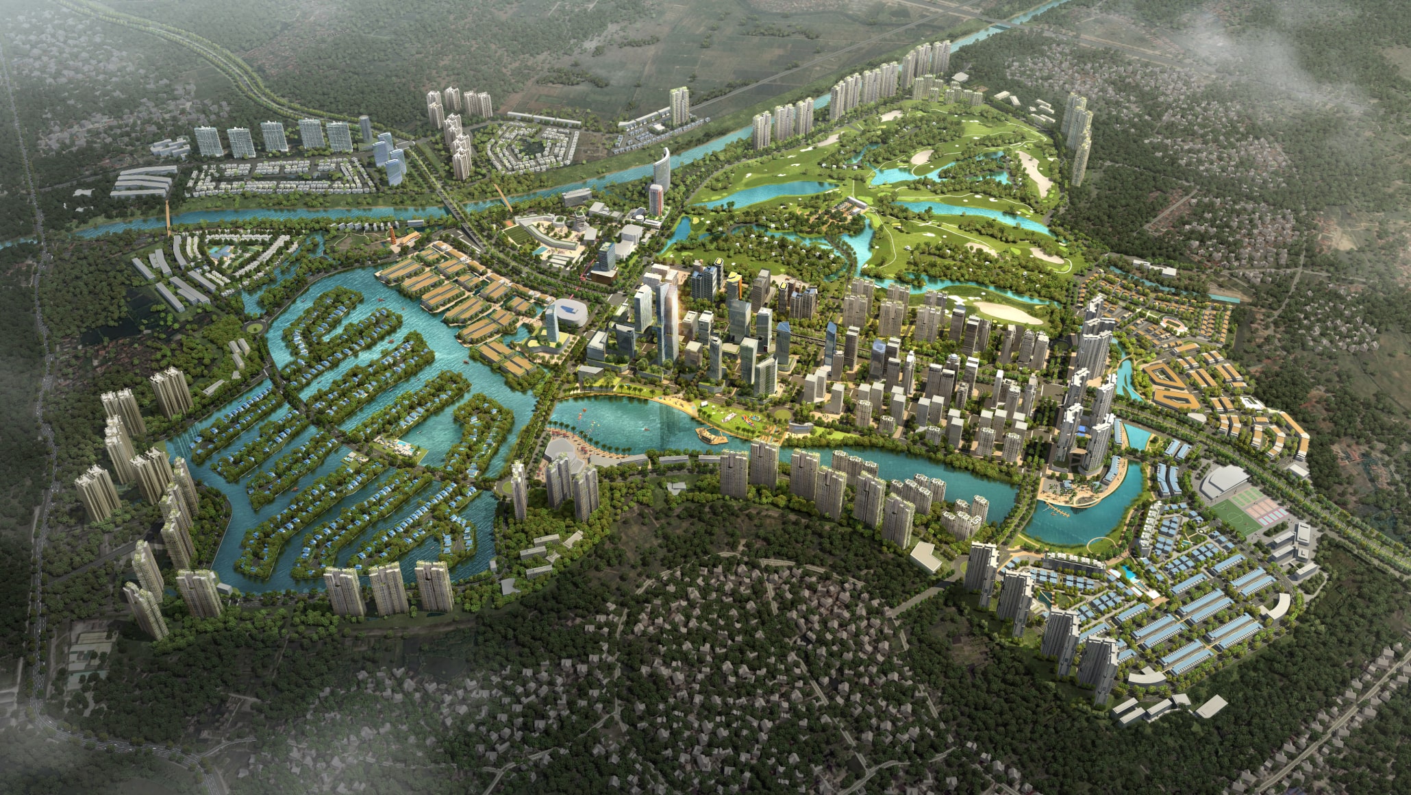 Van Giang Eco Park Township, Vietnam